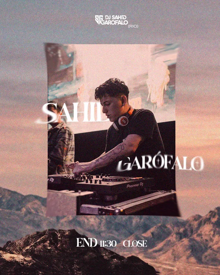 Sahid Garófalo, DJ de Riobamba